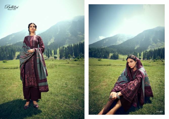 Stella By Belliza Wollen Pashmina Digital Printed Dress Material Wholesale Online
